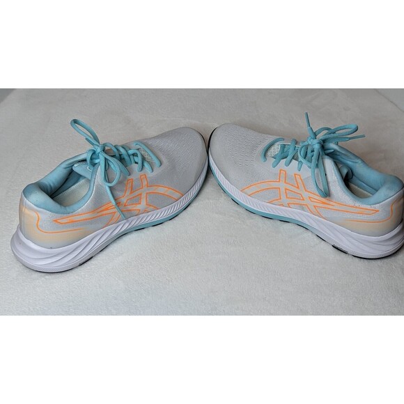ASICS Women's GEL-Excite 9 White/Orange Pop Running Shoes-Sz (8) #1012B182-100 - Picture 11 of 16